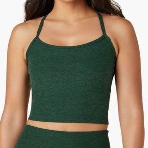 Spacedye Slim Racerback Cropped Tank - Forest Green Pine - L